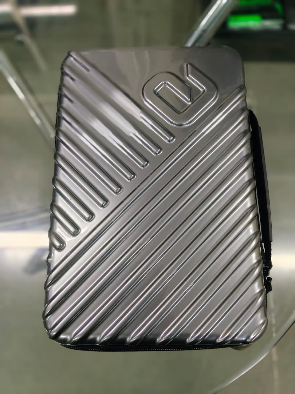 Andro TT Racket Case  Hardcase Silver