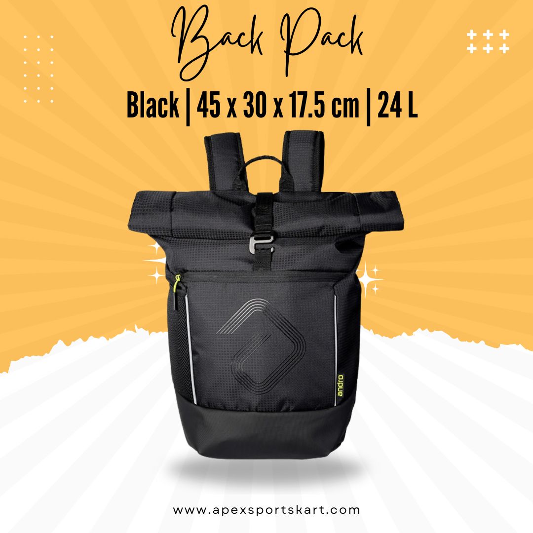 Andro Moriva Black/Neonyellow Backpack