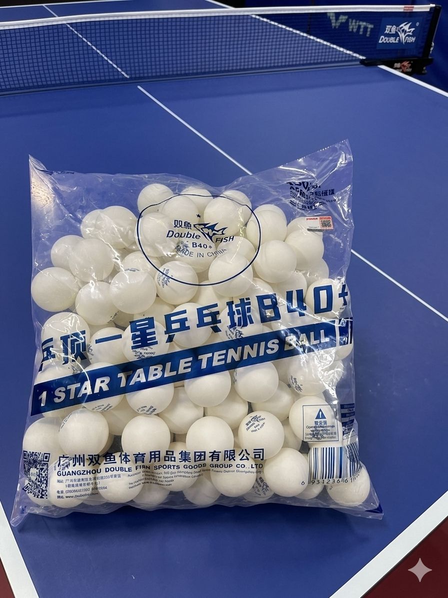 Double Fish Ball White 1 Star
