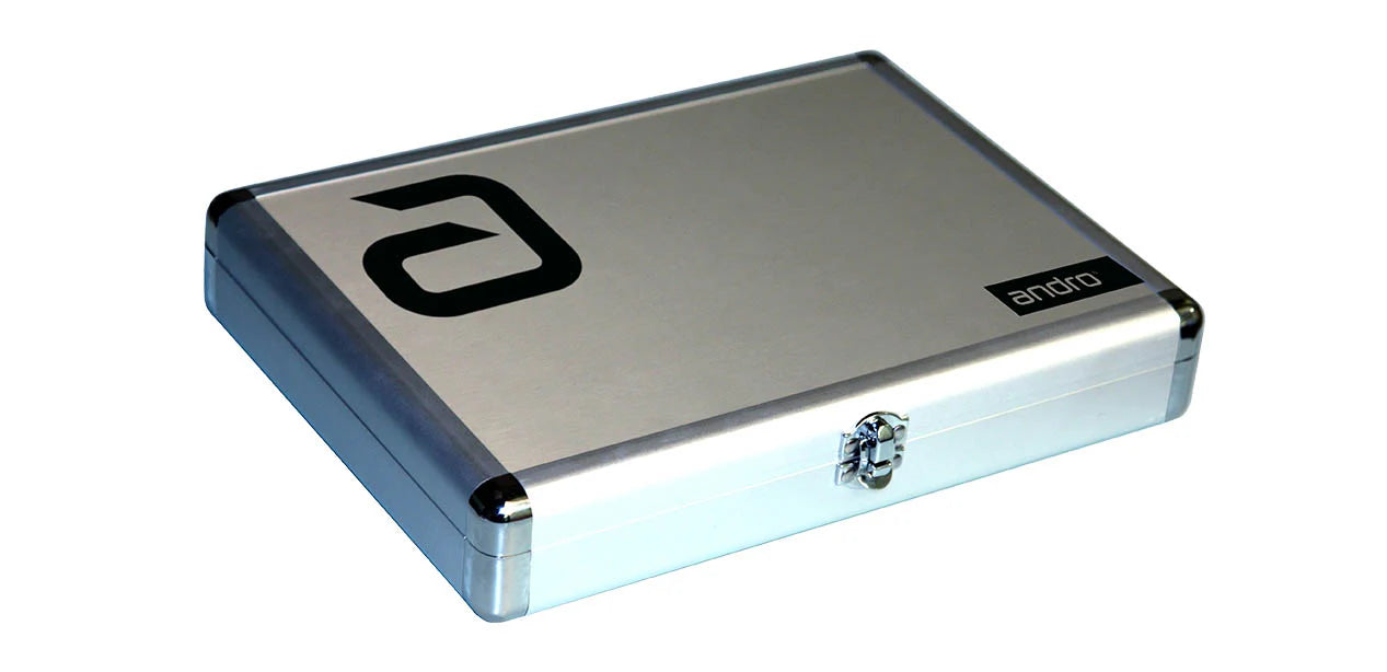 Andro Racket Case Alu Alpha Silver